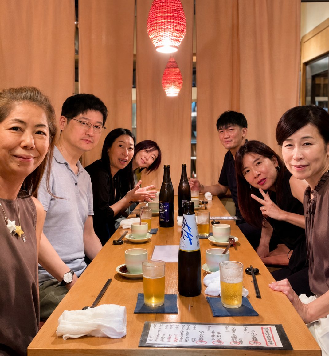 第1回AIオーナーズキャンプの懇親会のようす